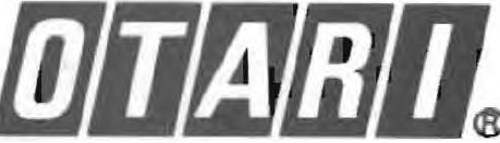 The OTARI wordmark logo in block capital letters, the lockup printed on the manual's cover.